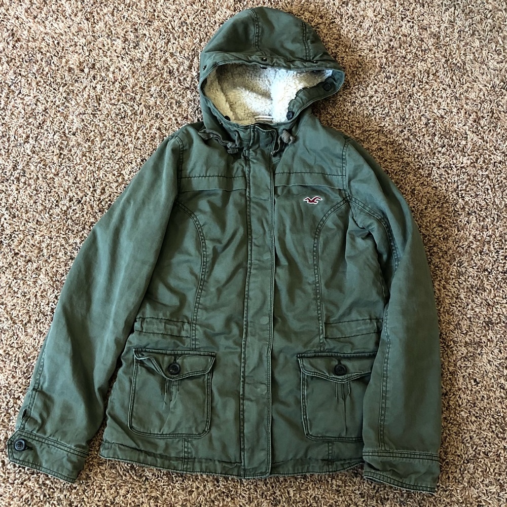 Hollister Cargo Hooded Coat